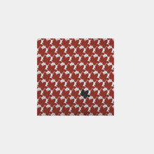 Load image into Gallery viewer, Organic cotton napkin repeat sycamore leaf pattern