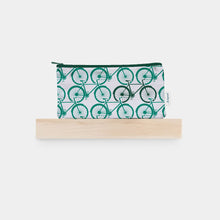 Load image into Gallery viewer, designer pencil case featuring &repeat countryside bicycle design