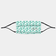 Load image into Gallery viewer, designer face mask featuring &repeat countryside bicycle design