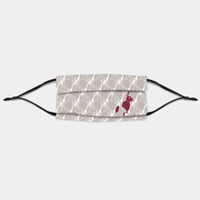 Load image into Gallery viewer, designer face mask with &repeat countryside hare design
