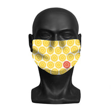 Load image into Gallery viewer, Viraloff face mask featuring &repeat sunflower design