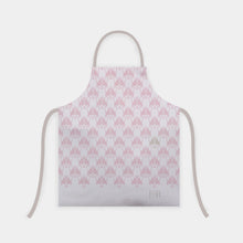 Load image into Gallery viewer, organic cotton apron with pink corgi pattern
