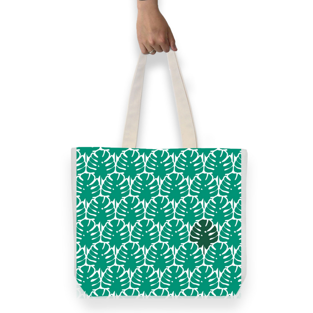 Organic Large Tote Bag - Natural Handles & Lining - 308gsm