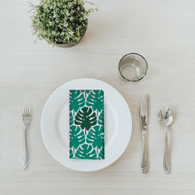Load image into Gallery viewer, Folded cheese plant organic napkin
