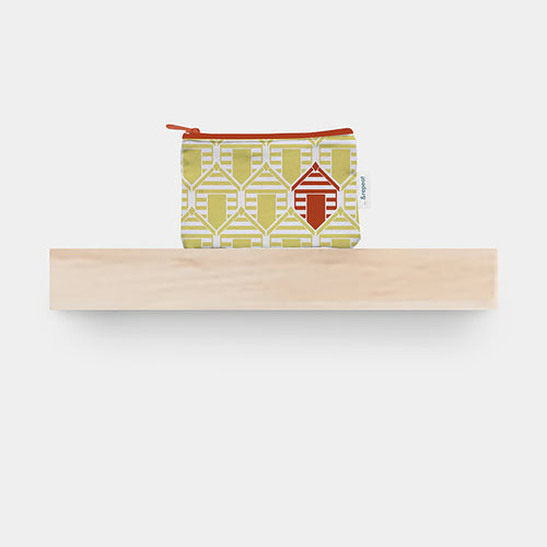 designer purse featuring &repeat beach hut design