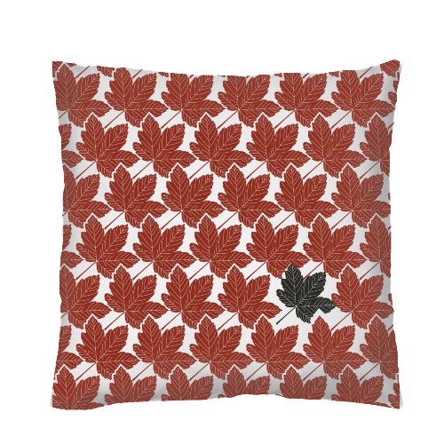 sycamore leaf cushion