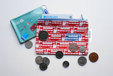Load image into Gallery viewer, cotton purse printed with &amp;repeat city bus design
