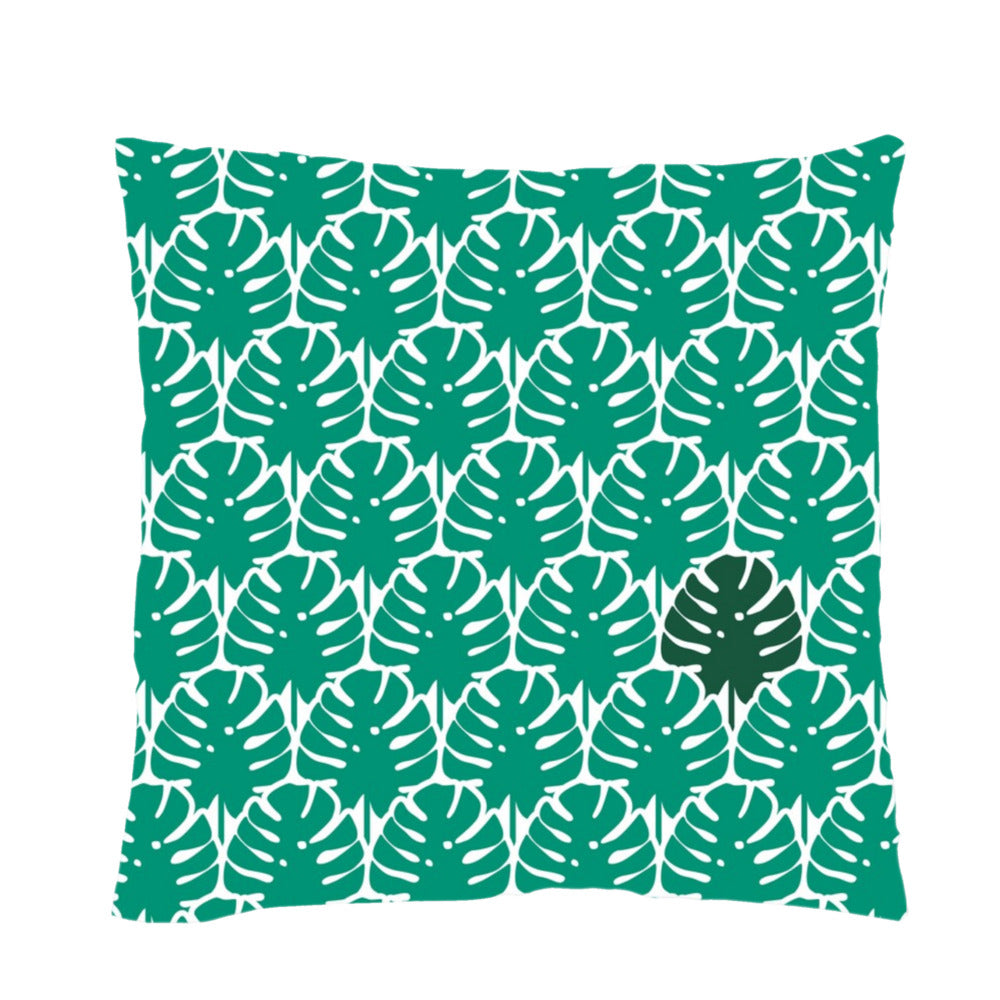 Cheese Plant Organic Cushion Cover